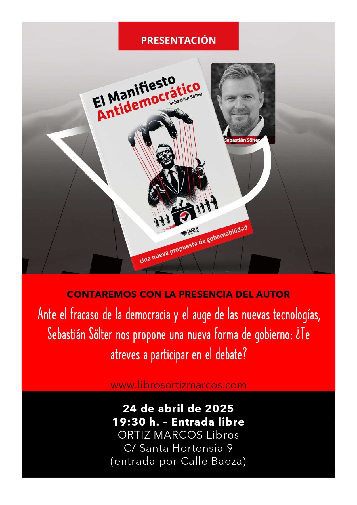 Manifiesto antidemocrático de Sebastián Sölter. PRESENTACIÓN