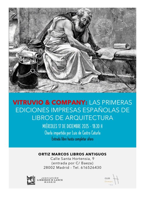 VITRUVIO & CÍA: LAS PRIMERAS EDICIONES IMPRESAS ESPAÑOLAS DE LIBROS DE ARQUITECTURA