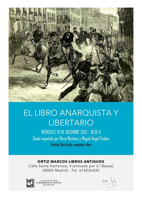 CHARLA: EL LIBRO ANARQUISTA Y LIBERTARIO