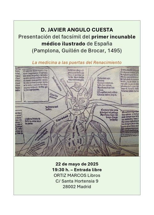 Primer incunable ilustrado de medicina. PRESENTACIÓN 